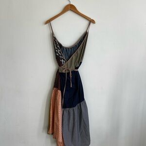 La Reunión Patchwork Wrap Dress